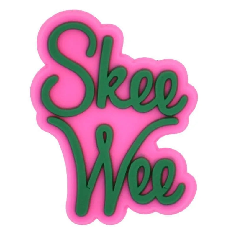Skee Wee badge sign logo shoe charm BC