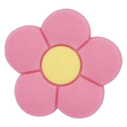 Shoe charm - Pink/red 5 petals BC