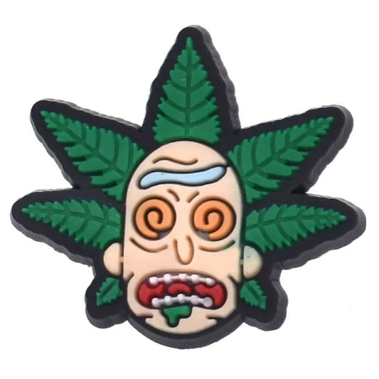 Scared Rick with leaf hair shoe charm BC