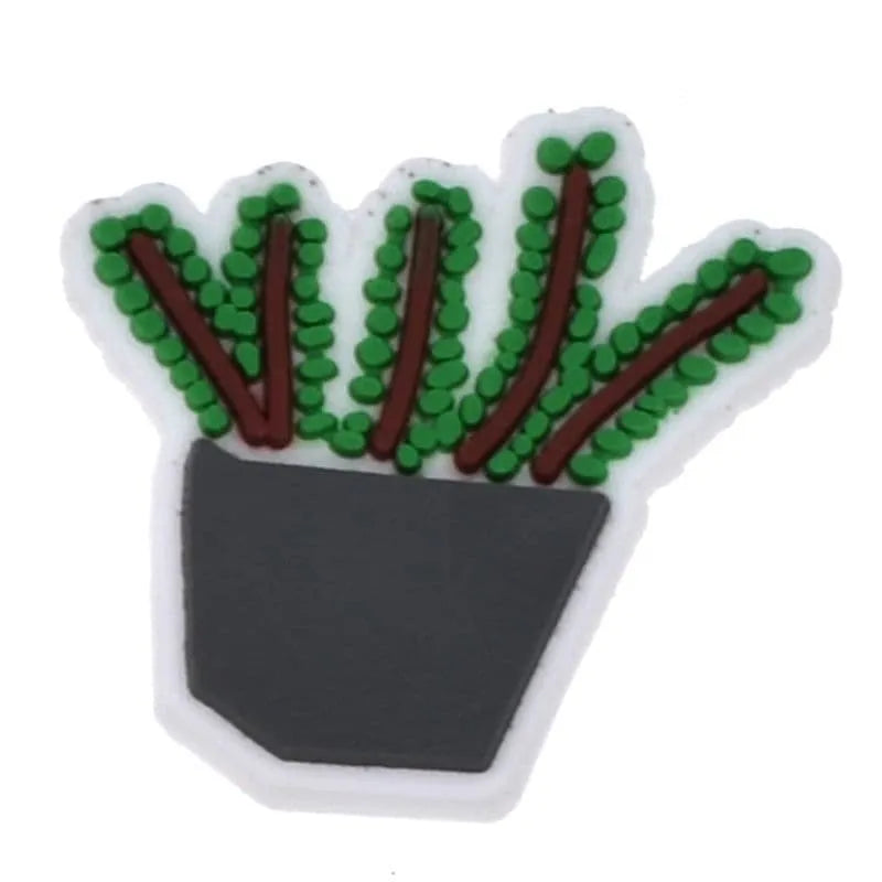 Spiny cactus shoe charm BC