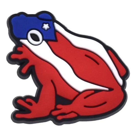 Coqui frog sitting Puerto Rico shoe charm BC