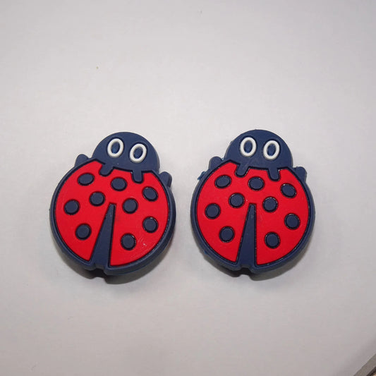 Ladybird with open wings shoe charm BC