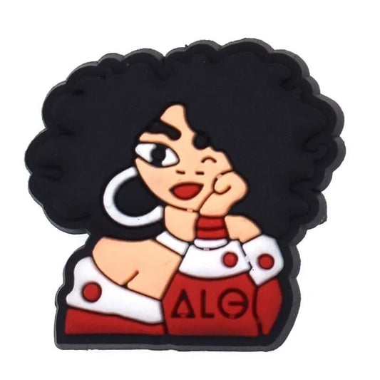 OES red lady shoe charm BC