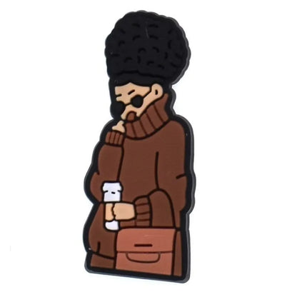 Holiday girl shoe charm BC