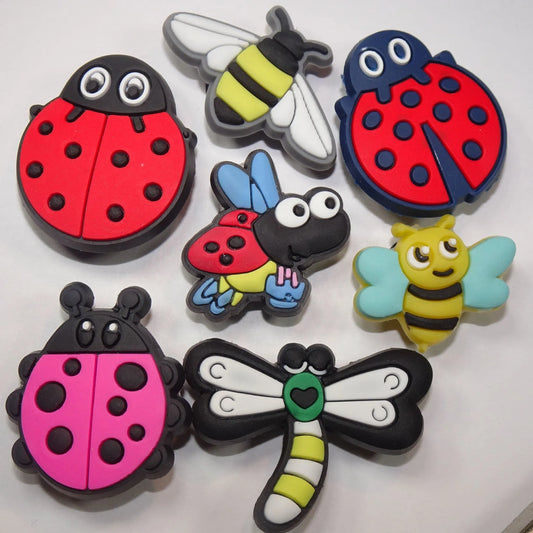 8 Insects assorted shoe charm BC