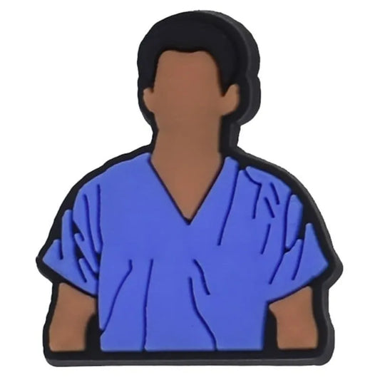 Grey's anatomy faceless doctor shoe charm BC