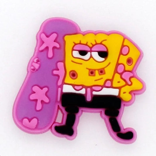 Surfboard Spongebob shoe charm BC
