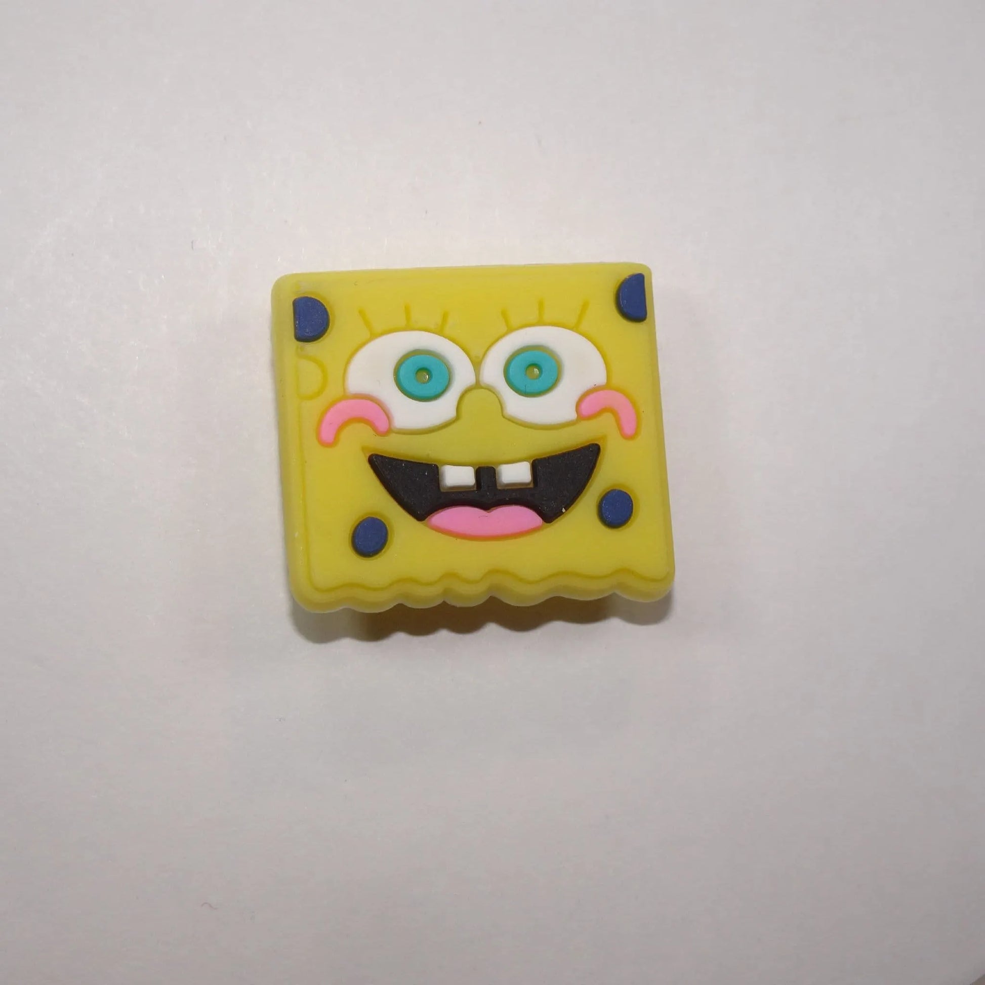 Squarepants face shoe charm BC