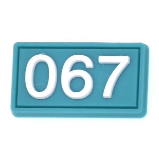 Number 067 shoe charm BC