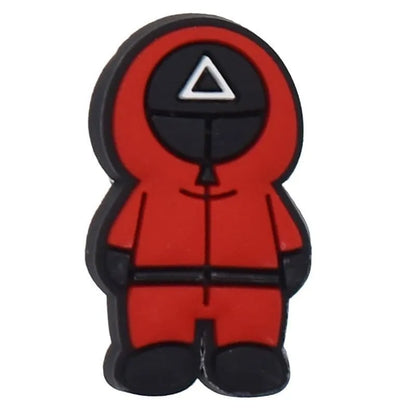 Soldier Triangle red shoe charm BC