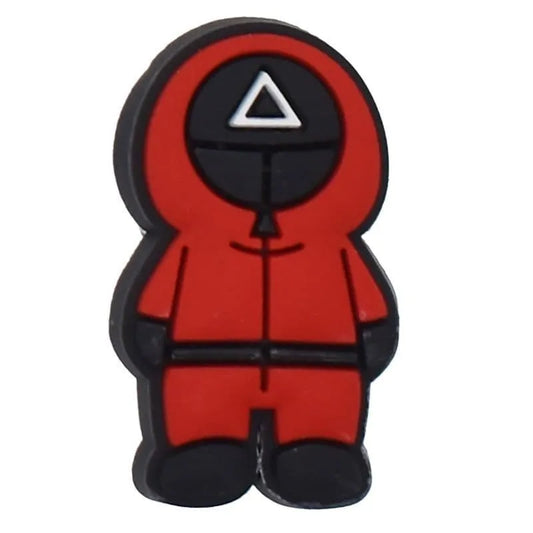 Soldier Triangle red shoe charm BC