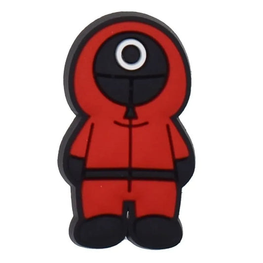 Soldier Round red shoe charm BC