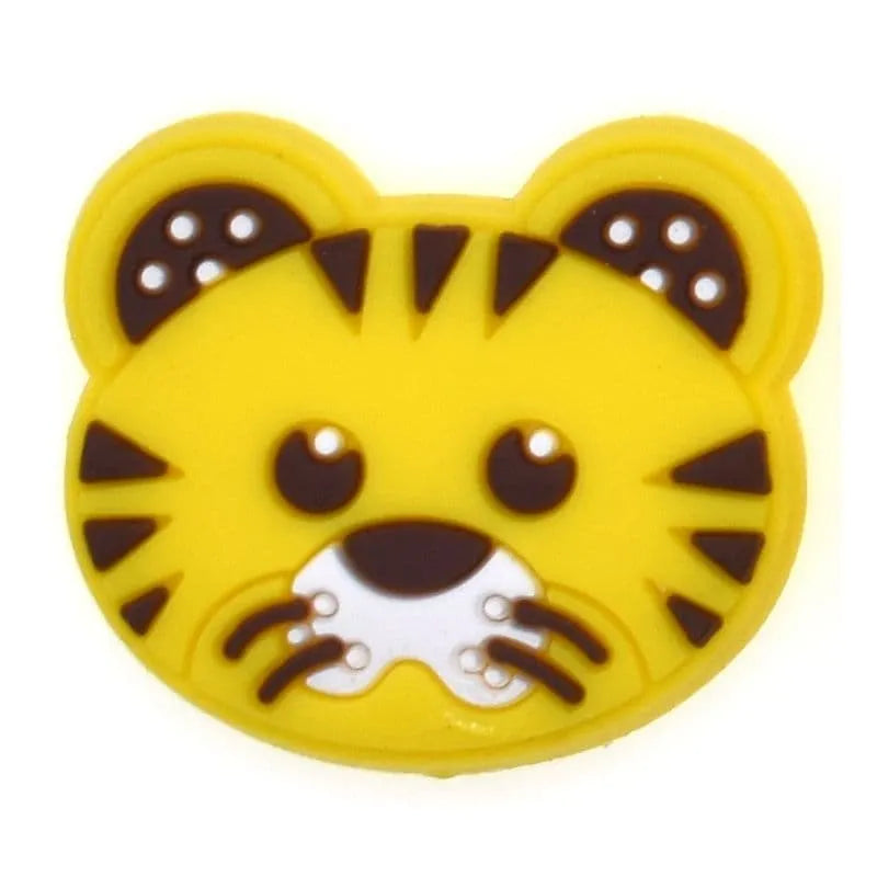 Yellow kitten face shoe charm BC