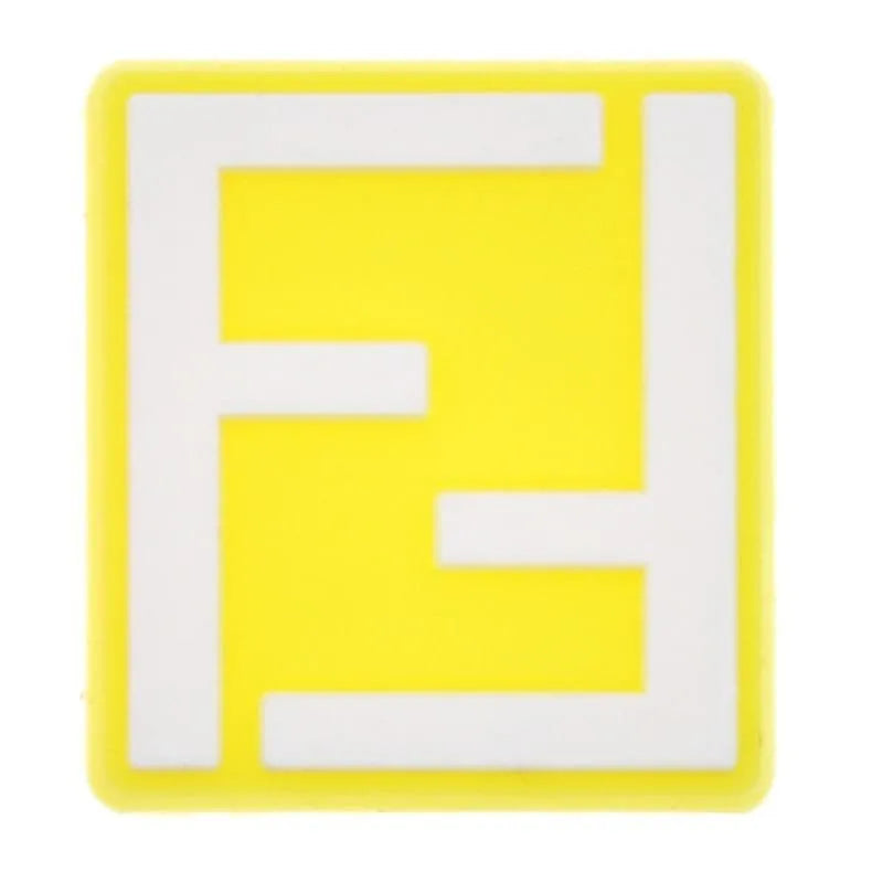 Fendi Italian Luxury yellow shoe charm BC
