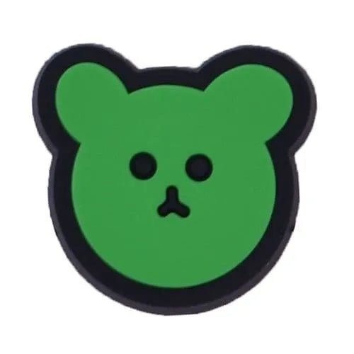 Green Teddy Face shoe charm BC