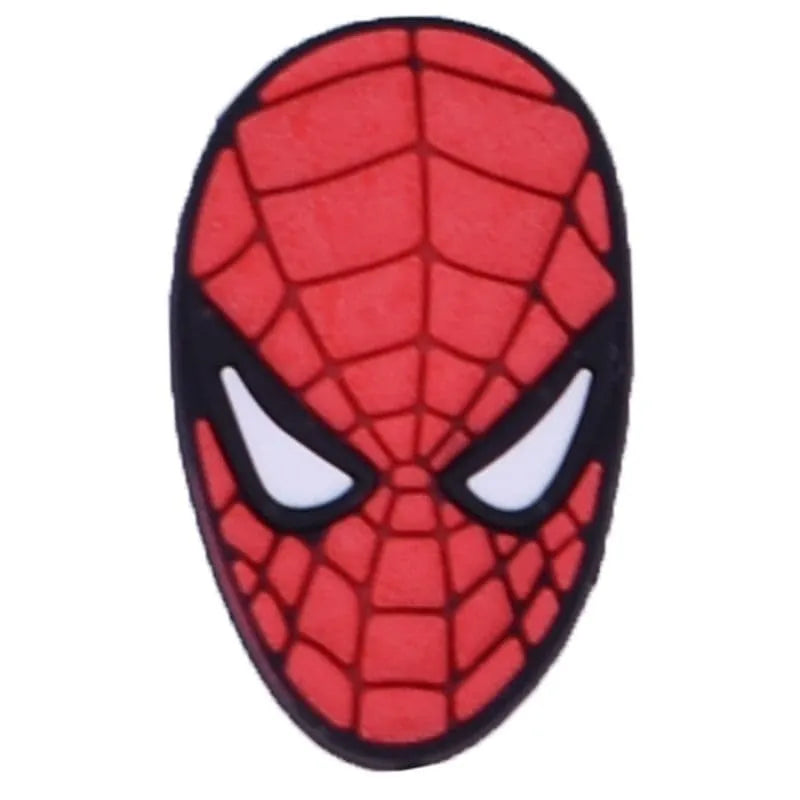 Spiderman mask shoe charm BC