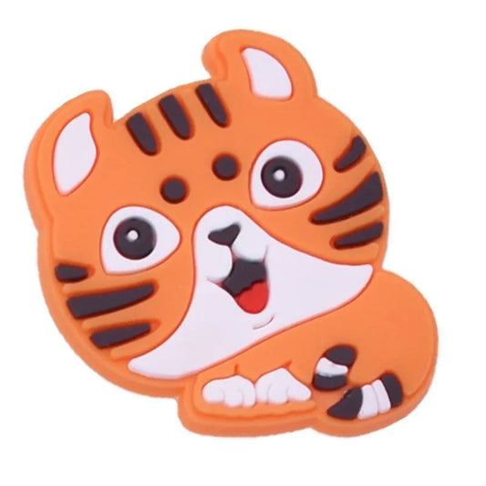 Kitten sitting orange shoe charm BC