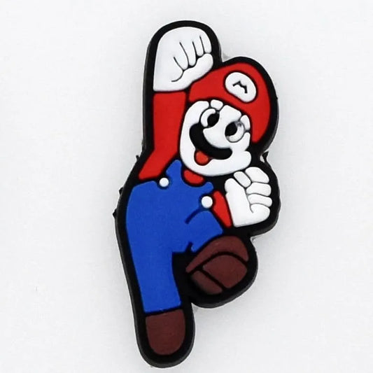 Mario high five blue/red shoe charm BC