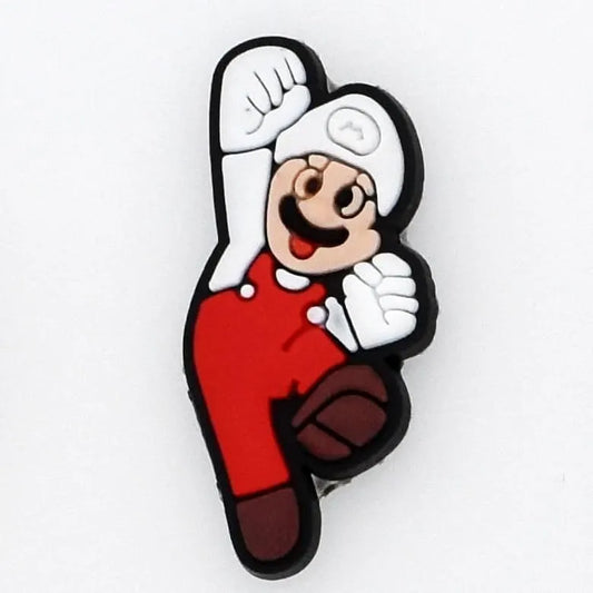 Mario high five red/white shoe charm BC
