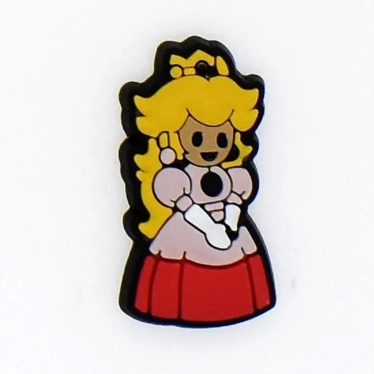 Princess Peach Toadstool shoe charm BC