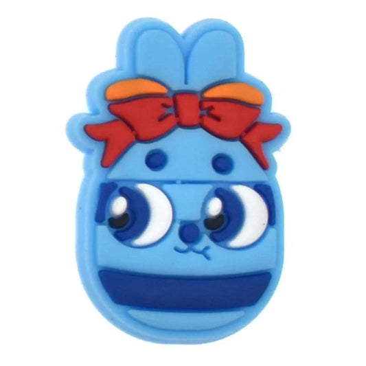 Rabbit egg blue shoe charm BC