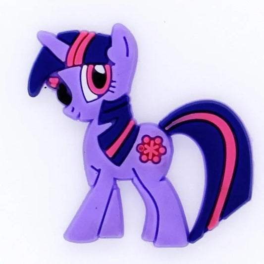 Fluttershy purple shoe charm BC
