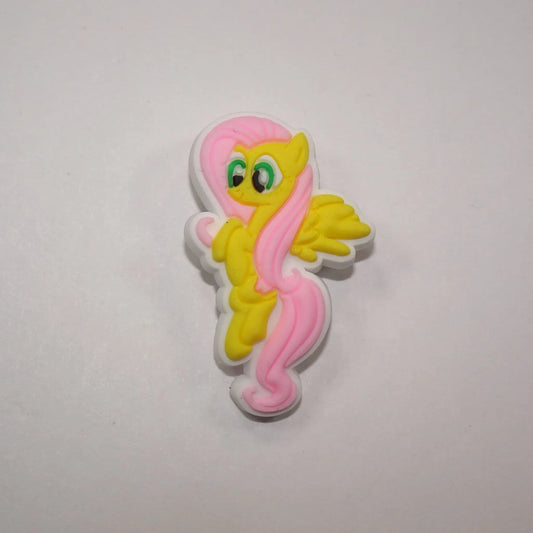 Prancing yellow shoe charm BC