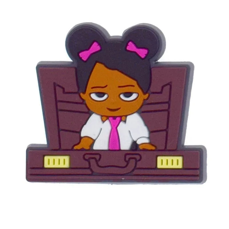 Executive girl shoe charm BC