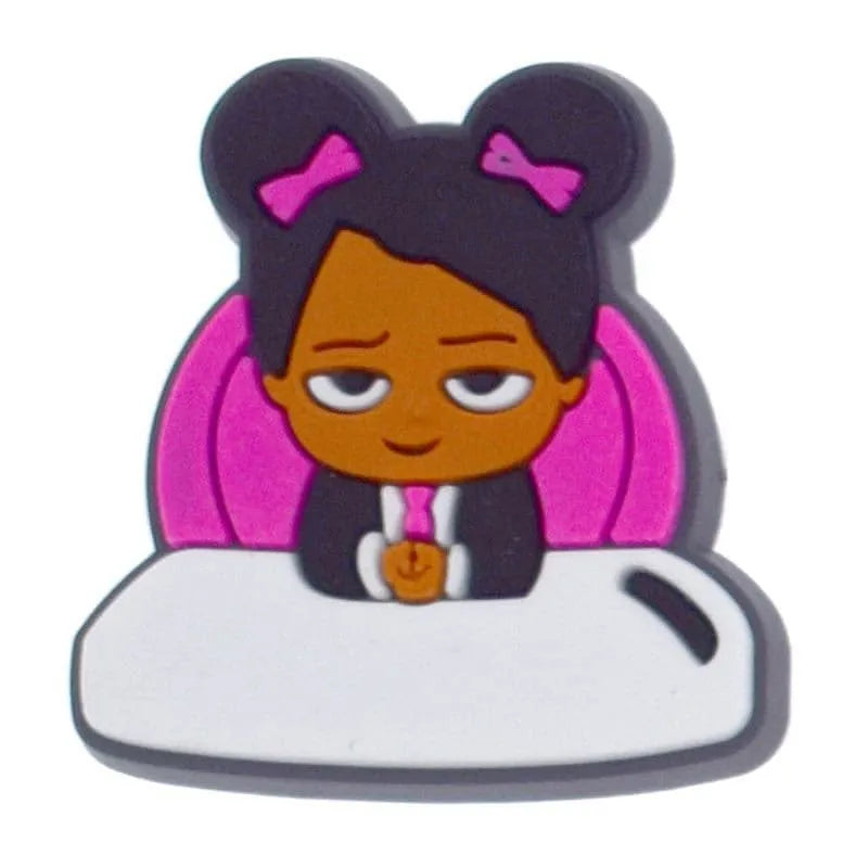 Confernce girl shoe charm BC