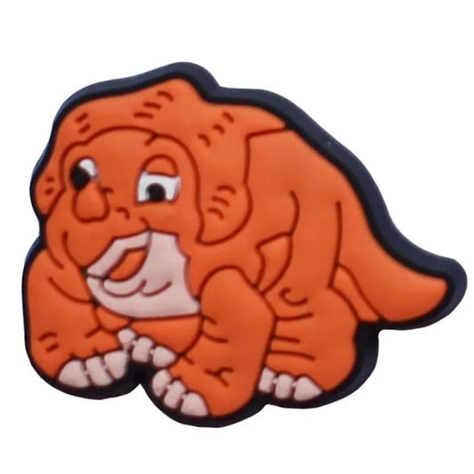 Dinosaur Orange monster shoe charm BC