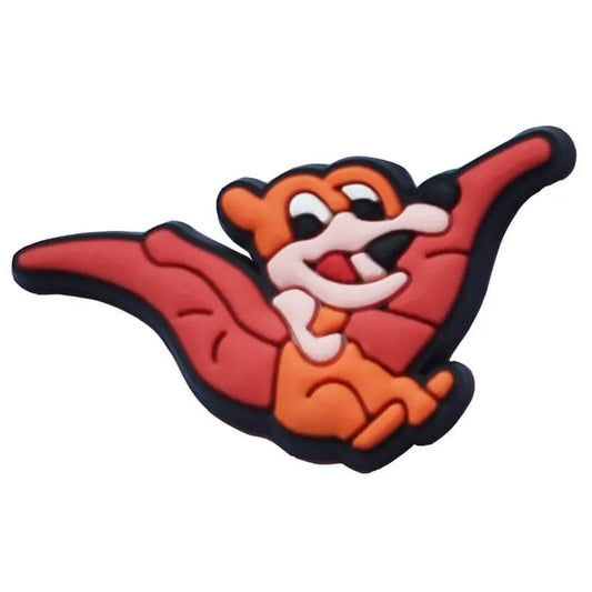 Dinosaur baby flying high shoe charm BC