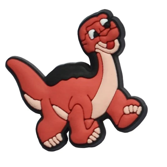 Dinosaur little orange plodding shoe charm BC