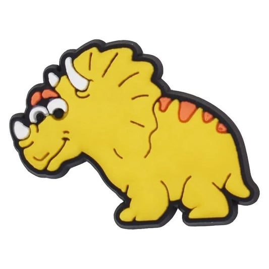 Dinosaur Yellow Styacosaurus shoe charm BC