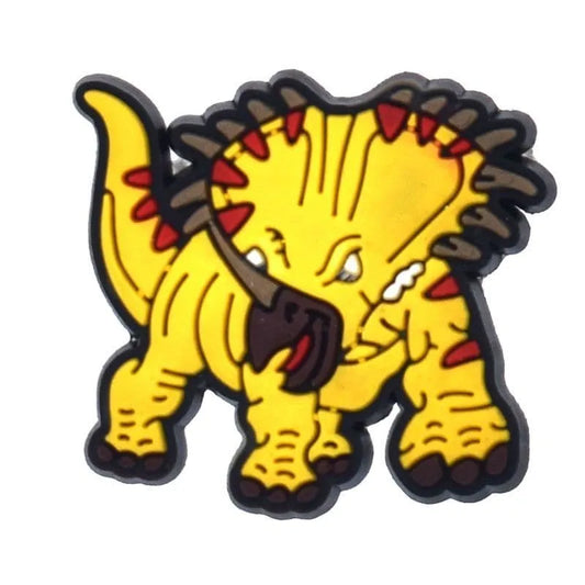 Dinosaur Big yellow shoe charm BC