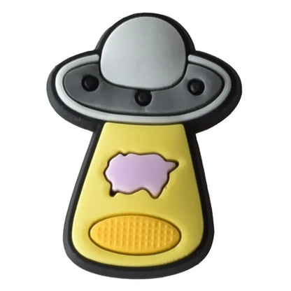 Flying saucer launch shoe charm BC