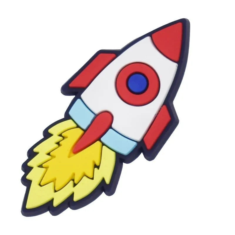 Rocket launch shoe charm BC