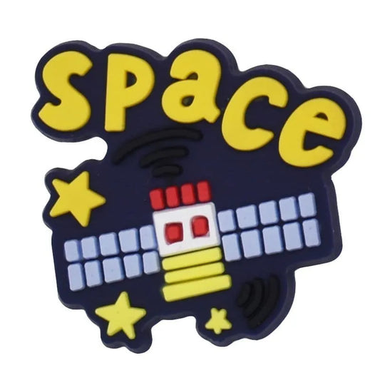 Space satelite shoe charm BC