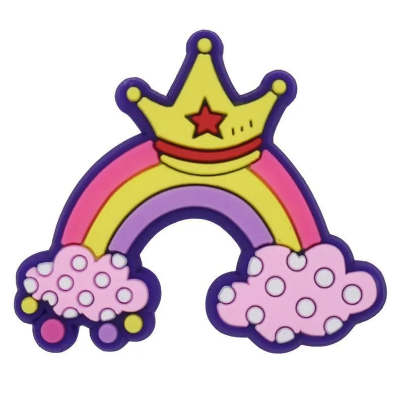 shoe charm - Rainbow crown 37-41