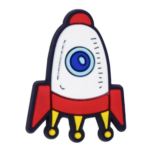 Spaceship waiting shoe charm BC