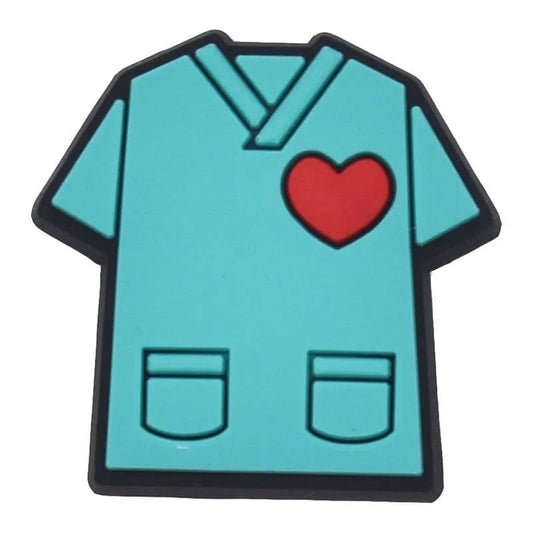 Nurses Smock Medical Care shoe charm BC