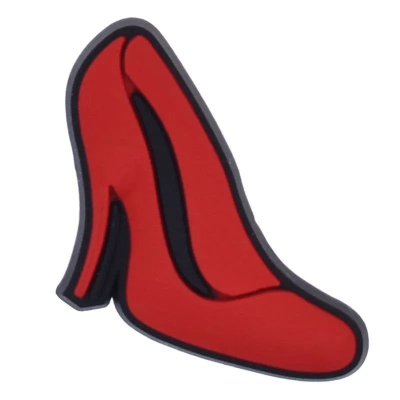 Red high heel shoe charm BC
