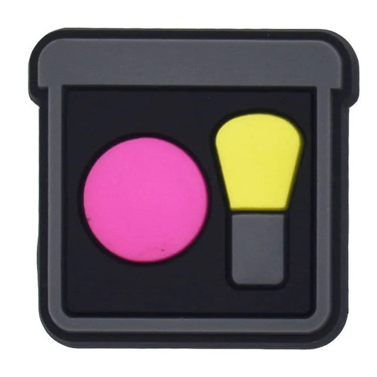 Compact with brush Cosmetics shoe charm BC