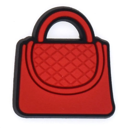Red handbag Fashion shoe charm BC