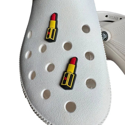 Red lipstick in Yellow case shoe charm BC
