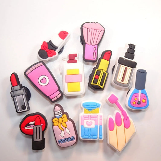 12 Cosmetics assorted Cosmetics shoe charm BC