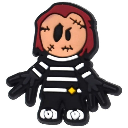 Shoe charm - Stripe shirt rag doll BC