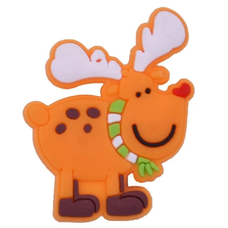 Orange reindeer shoe charm BC