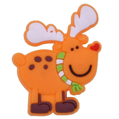 Orange reindeer shoe charm BC