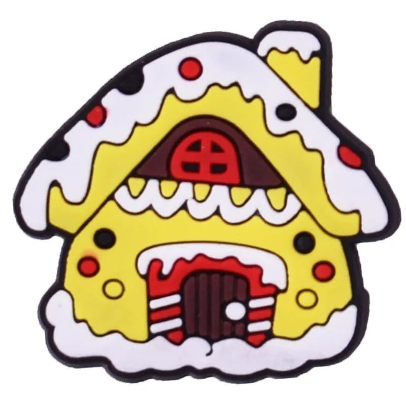 Gingerbread house shoe charm BC