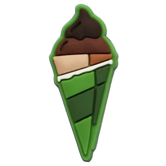 Chocolate choice cone ice cream shoe charm BC
